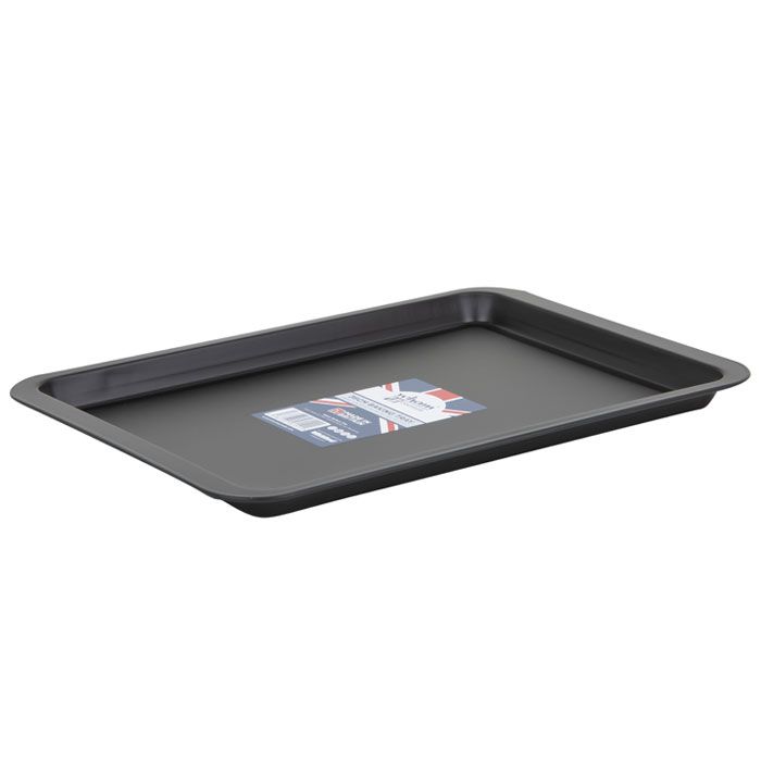 Wham Essentials 36cm Baking Tray Black 36x25x2cm Wham Essentials 36cm Baking Tray Black 36x25x2cm